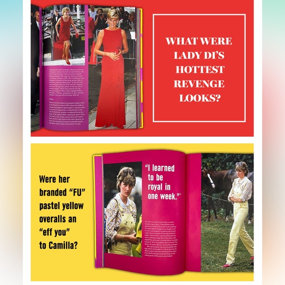 Lady Di Look Book Hardcover What Diana Was Trying To Tell Us Through Her Clothes - Picture 4 of 6